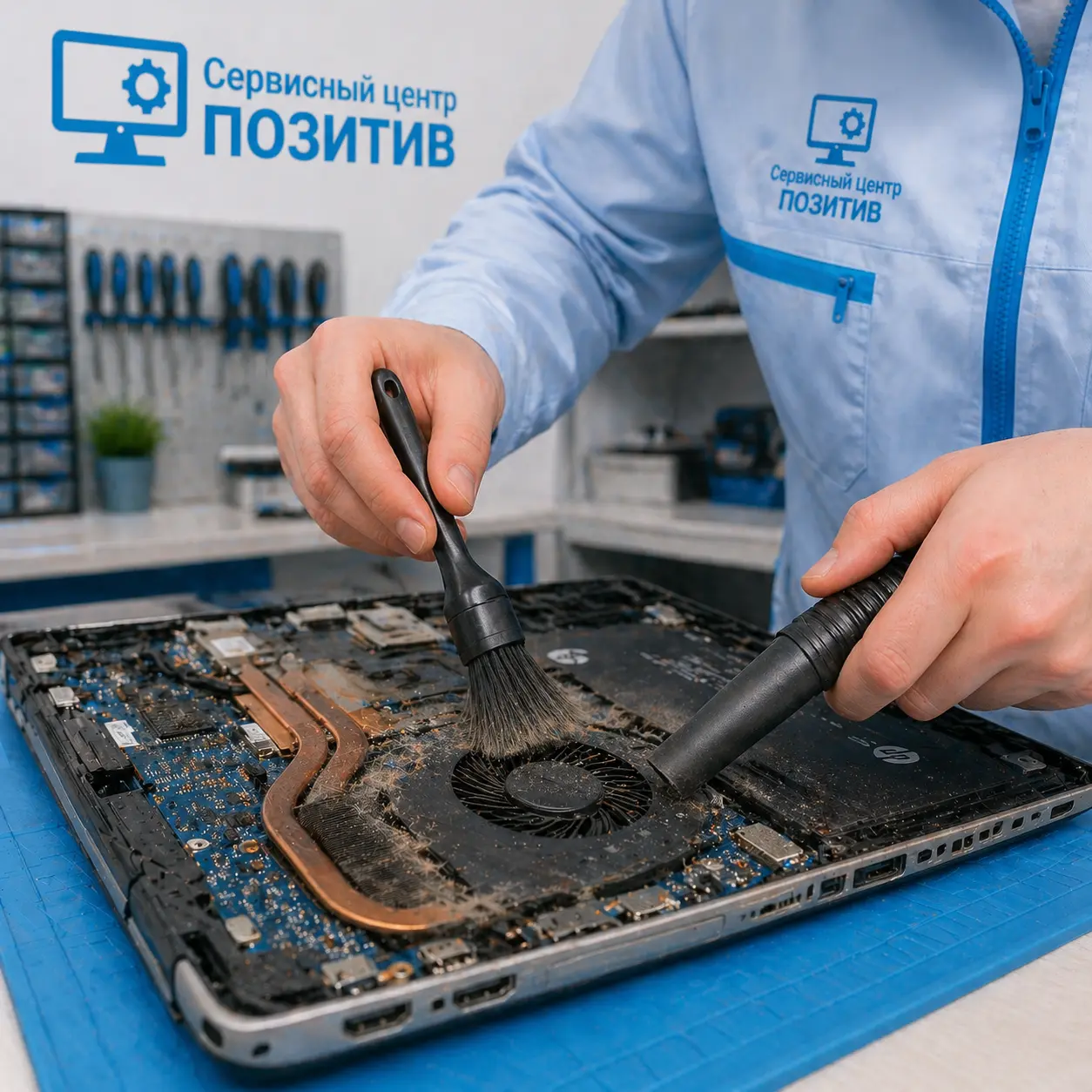чистка ноутбука HP в Калуге