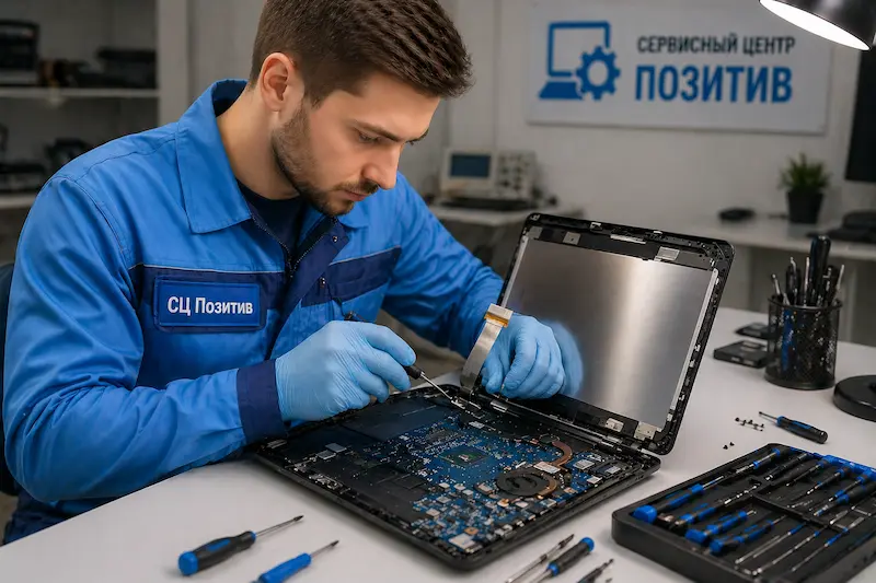 Ремонт шлейфа матрицы ноутбука в Калуге