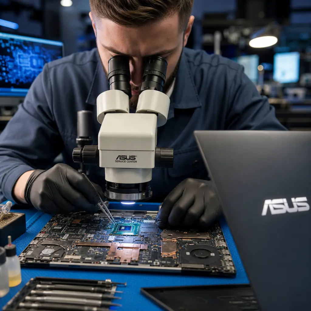 Замена видеокарты ноутбука Asus в Калуге