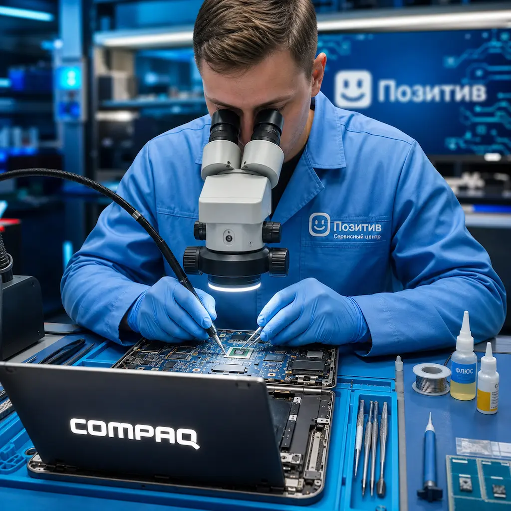 Замена видеокарты ноутбука Compaq в Калуге
