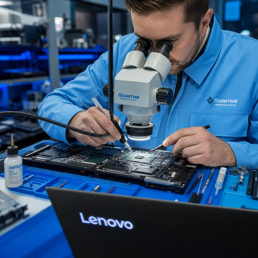 Замена видеокарты ноутбука Lenovo в Калуге