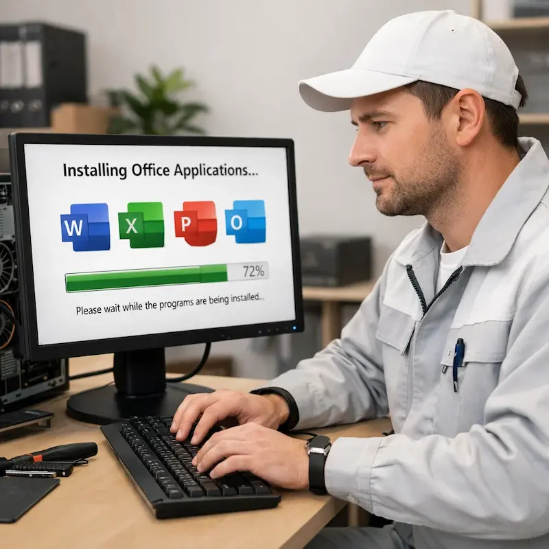 установка офисных программ на компьютер в Калуге