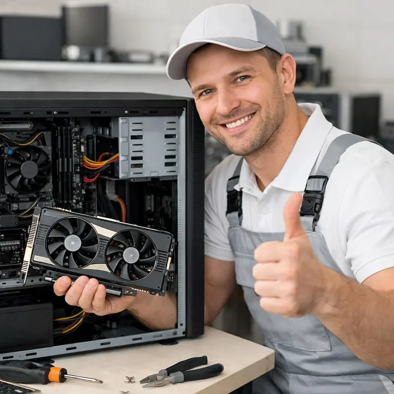 Замена видеокарты ПК в Калуге