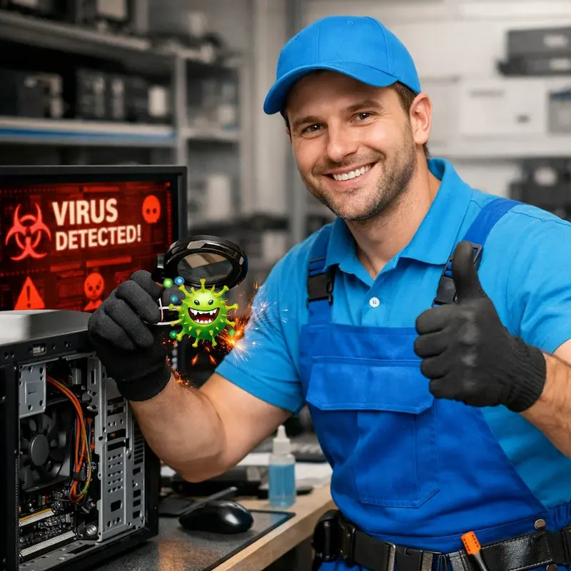 Удаление вирусов с компьютера в Калуге